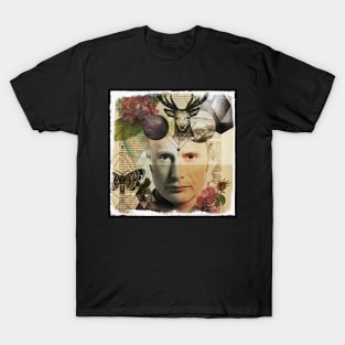 Hannibal Lecter Stag and Moth Hallucinations T-Shirt